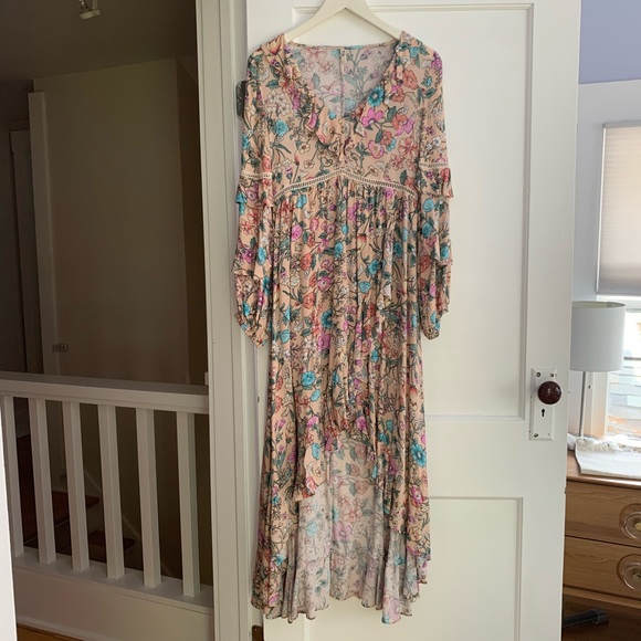 SOLD Spell Sayulita Frill Gown Size Small - Picture 2 of 7